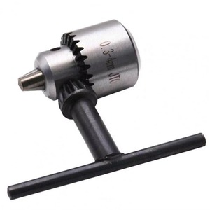Schraubenschlüssel-Drehmaschinen-Bohrmaschinen-Zubehör 0,3mm-4mm Mini-Bohrfutter <span class=keywords><strong>JTO</strong></span> Kegelmontiertes Bohrfutter - Product Image 4