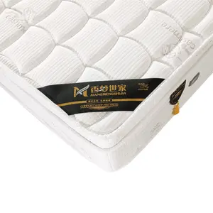 Muelles de espuma cómodos para dormitorio, colchón de látex