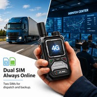 Radio de flotte GPS 4G PoC XUNLIBAO W900 double SIM longue portée, sans frais de plateforme, Type-C à vie pour le transport logistique