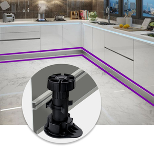 80/100/120 mm Furniture <strong>Support</strong> Adjustable Cabinet Feet Plinth Leg Furniture Leveling <strong>Sofa</strong> Legs Skirting Base Plastic Leg - Product Image 2