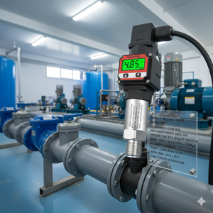 Transmisor de presión de pantalla digital de comunicación <span class=keywords><strong>RS485</strong></span> de alta precisión Modbus RTU 485 Sensor de grado industrial - Product Image 3