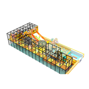 Nouveau parc d'attractions intérieur pour enfants jaune macaron, fabricant commercial direct - Product Image 2