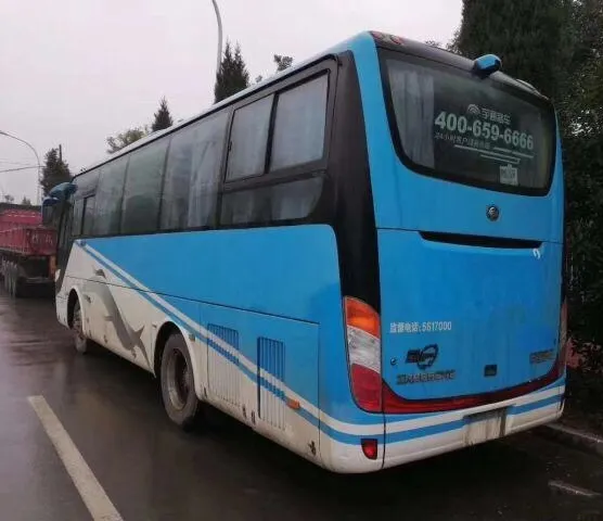 Yu tong de 35 asientos, autobús escolar de lujo, barato, en oferta