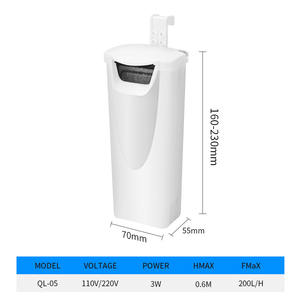 저수준 물 파충류 필터 펌프 거북이 탱크 필터 수족관 어항 산소 증가 펌프 폭포 산소 공급 추가 - Product Image 6