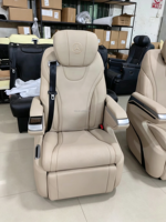 Siège de voiture électrique en cuir de luxe avec repose-pieds, siège automobile modifié pour Vito Vclass Alphard Vellfire, fourni par l'usine