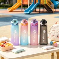Bouteille d'eau étanche en Tritan+PP avec bouchon à ouverture directe, couvercle à ressort, isolation thermique, compatible lave-vaisselle pour la randonnée, les voyages - Utilisation adulte