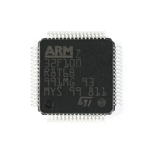 HXC ของแท้ใหม่ STM32F100R8T6B LQFP-64 สำหรับไมโครคอนโทรลเลอร์ Cortex-M3 32 บิต สำหรับการควบคุมการเคลื่อนไหวและแอปพลิเคชัน CEC - Product Image 1