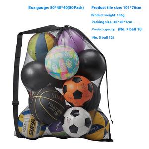 Custom <b>Sports</b> <b>Accessories</b>-big Ball Net Bag Can Hold 10-30 Balls for Basketball Football Volleyball - Product Image 3
