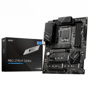 Tarjeta Madre MSI PRO Z790-P DDR4 ATX con Socket LGA1700, 4 Ranuras M.2, Compatible con CPU Intel de 12.ª y 13.ª Generación 12600 12700K <span class=keywords><strong>13900K</strong></span> - Product Image 1