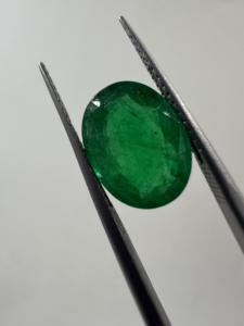 พลอยแซมเบียธรรมชาติทรงรีมรกตตัดเหลี่ยมเพชรพลอยหลวมสำหรับทำเครื่องประดับราคาขายส่ง - Product Image 4