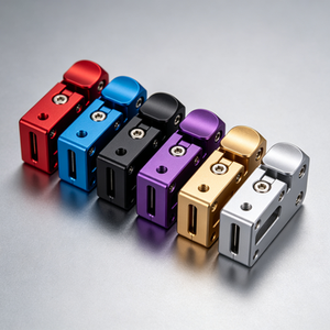 Composant en acier inoxydable usiné CNC de précision, cadre d'équipement industriel personnalisé, modèle OEM, finition dorée, usinage par électroérosion à fil 3D - Product Image 1