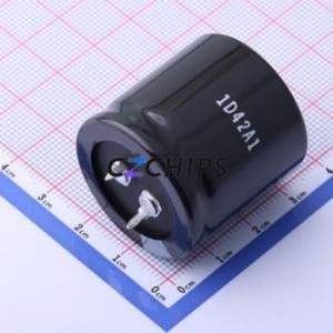 ตัวเก็บประจุแบบอิเล็กโทรไลต์อะลูมิเนียมแบบ Snap-in รุ่น 450MXK330MEFCSN30X30 ชนิด Through hole (THT) ขนาด D30xL30 มม. 330uF 20% 450V ขา 10 มม. - Product Image 2