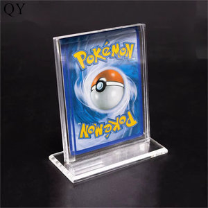 YY 35PT Trading <b>Card</b> Top Loader Clear Rigid <b>Card</b> <b>Holders</b> for TCG Sports <b>Cards</b> Custom Logo Wholesale - Product Image 3