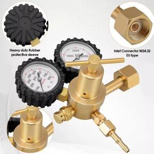 Régulateur de pression d'azote haute pression tout en cuivre G5/8 à filetage interne pour GPL, propane, argon, CO2, fabriqué en laiton, en provenance du Vietnam - Product Image 3