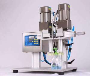 Máquina Neumática de Sobremontaje y Sellado para Botellas de Perfume Líquido de Escritorio con Pulverizador de Gatillo y Bomba de Presión - Product Image 1