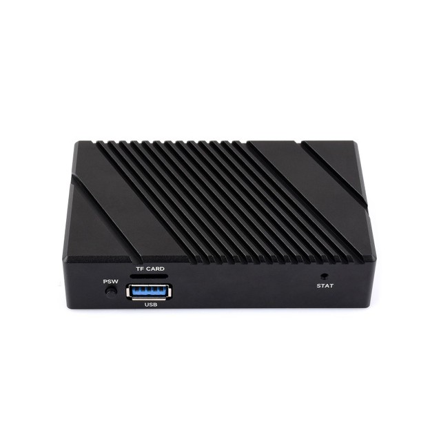 Gigabit / 2.5G Dual Ethernet Mini-Computer (B) Based on Raspberry Pi CM5 (NOT Included), Dual RJ45 Ethernet Ports