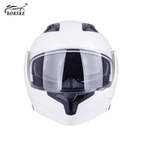 Accessoires de moto, casque de sécurité en ABS, casque modulable rabattable intégral en ABS pour adultes