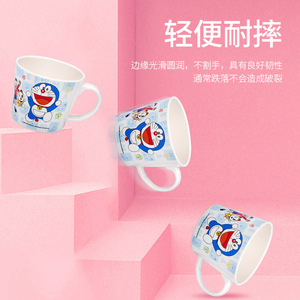 Wuhe Cartoon Water Cup With Lid For Kids Food Grade Melamine Drink Cup - Product Image 2