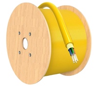 Kabel optik dalam ruangan SM MM GJFJV kabel serat optik 9/125 OS2 SC LC ST FC Duplex atau Simplex koneksi coupler