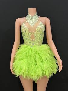 Set di Costume Kpop interattivo da Bar DS coreano Club femminile rosa diamante X006 <span class=keywords><strong>Sexy</strong></span> Hot Dance gatti congiunti Gogo - Product Image 3