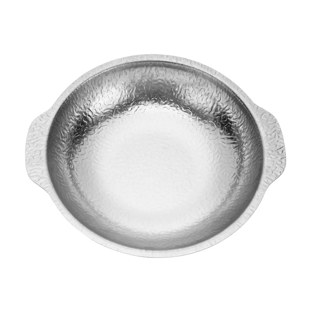 High-quality 3-ply Stainless Steel Severing Wok Two Handle Arare Pot Japanese Korean style Cooking Steak Induction Fry Pan