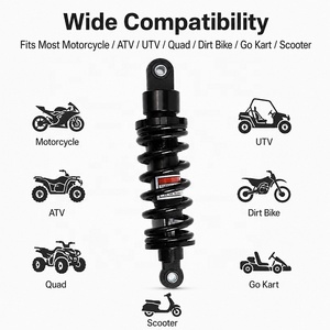 Amortisseur arrière de 250 mm, suspension adaptée aux motos, quads tout-terrain, UTV, motos de cross, karts, scooters - Product Image 2