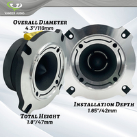 Haut-parleur audio de voiture Offre Spéciale Tweeter-Corne de balle noire haute puissance de 300 watts avec super tweeter en titane de 1 pouce