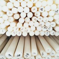 Barre ronde en polyamide 66 (PA6) hautement personnalisable, diamètre 5mm-400mm, moulage 3-400mm, tige/barre en nylon naturel
