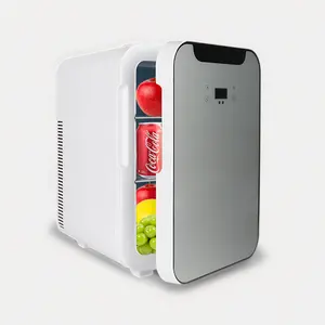 Venta caliente 20L personalizado portátil hogar cosmético maquillaje refrigerador belleza Mini refrigerador para coche Camping