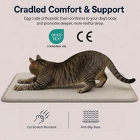 Tapis en velours jacquard chenille amande, à poils brossés, adapté aux animaux domestiques, anti-bouloches, avec support adhésif, pour canapé et sol