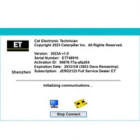 Herramientas de Diagnóstico y Software de Instalación Caterpillar 2023A 2025A para Vehículos OLIVER, Compatibles con ET3 ET4