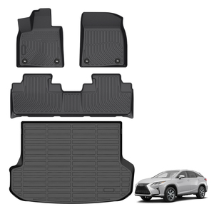 Juego Completo de Alfombrillas 3D de TPE para Todo Clima, Bandeja Profunda Personalizada y Tapete de Carga para <span class=keywords><strong>Lexus</strong></span> <span class=keywords><strong>RX</strong></span> 300 350 <span class=keywords><strong>450H</strong></span> 2016-2022 - Product Image 1