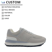 Matrox Nouveau Design Chaussures de marche décontractées à lacets en maille respirante PU, Baskets tendance personnalisées rehaussantes pour l'automne