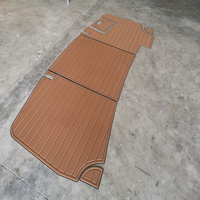 Tapis de plateforme de bain Four Winns 328 Vista en mousse EVA imitation teck pour bateau, style SeaDek MarineMat Gatorstep, auto-adhésif