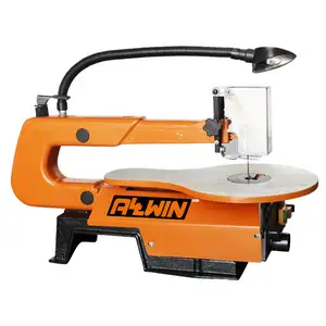 Allwin 50mm profondità di taglio 16 pollici regolabile tavolo da lavoro scroll saw elettrico moller macchina per la vendita