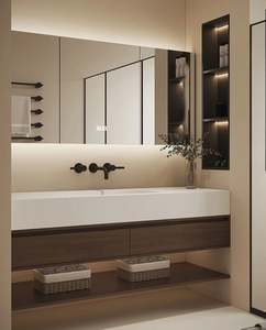 Muebles de Baño Personalizados, Gabinetes de Baño Montados en la Pared con Espejo - Product Image 6