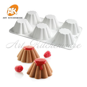 AK New Mountain Silicone <span class=keywords><strong>Muffin</strong></span> Plateau De Cuisson Mousse Gâteau Moules Savon Bougie Silicone 3d Moules pour Chocolat Gelée Gâteau Accessoires - Product Image 6