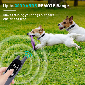 Typ-C USB-Aufladung Wasserdichtes Haustier-Antibell-Stopper und Trainingshalsband Verstellbares Nylon Anpassbares Halsband 300M Drahtlose Fernbedienung - Product Image 4