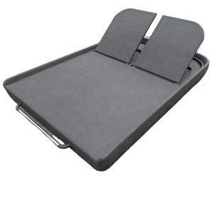 Muebles de mimbre doble tumbona de playa al aire libre cama de Hotel tumbona de mimbre - Product Image 4