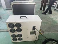 Banco de carga ficticia tipo contenedor de 100KW, AC240V-480V, refrigerado por aire, para pruebas de puesta en marcha de centrales eléctricas