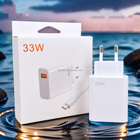 Pour Xiaomi Original Turbo Chargeur 33w Chargeur Rapide Avec 6A Câble Usb C pour Redmi Note 9 10 11 12 11s
