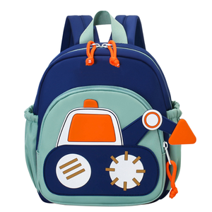 Logo personalizzato grande capacità bambino cartone animato auto <span class=keywords><strong>asilo</strong></span> zaino leggero scuola studente borsa. - Product Image 1