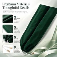 Pochette de rangement en velours pour Mahjong en stock, sac de transport anti-rayures avec cordon de serrage pour règle de Mahjong