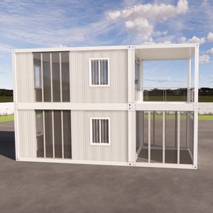 <span class=keywords><strong>Maison</strong></span> conteneur modulaire mobile de luxe à double étage, extensible, préfabriquée pour hôtel et extérieur - Product Image 2