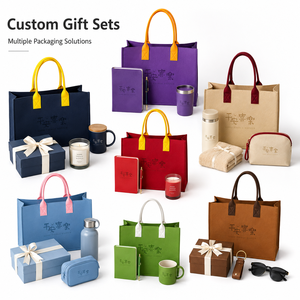 Sac fourre-tout en feutre avec logo personnalisé, réutilisable, structuré, pour les événements promotionnels, vente en gros - Product Image 6