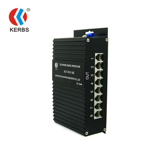 Protector Contra Sobretensiones Telefónicas Kerbs de 8 Puertos KLF-RJ11-8E, Dispositivo de Protección de Señal de Aleación de Aluminio - Product Image 2