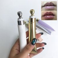 Gloss Repulpeur pour les Lèvres à Logo Personnalisé, Vente en Gros, Effet Volume Extrême au Capsicum et Collagène