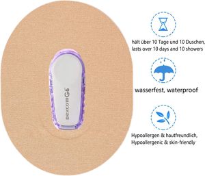 COSYLIFE Parche Adhesivo Transpirable Sin Látex para Sistema de Monitoreo Continuo de <span class=keywords><strong>Glucosa</strong></span> G6 G7, Sensor CGM de Larga Duración, Dexcom <span class=keywords><strong>Libre</strong></span> - Product Image 3