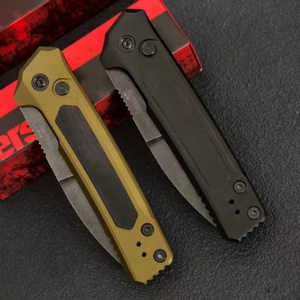 Couteau pliant FB212 N690 à pointe tombante, lame droite 20,8 cm, pour camping en extérieur, lame 5CR13MOV, manche en alliage d'aluminium + G10, OEM - Product Image 2