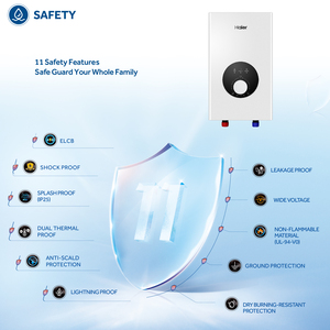 Haier Bonne qualité Chauffage rapide <span class=keywords><strong>Hyundai</strong></span> 3 phases sans réservoir Douche électrique instantanée Chauffe-eau Show - Product Image 5